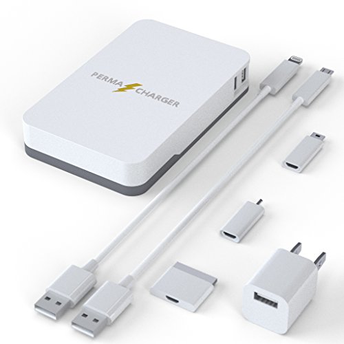 Todays-Deal-PermaCharger-Portable-Charger-11000mAh-Dual-External-USB-Battery-Backup--Worlds-Only-Travel-Pack-w