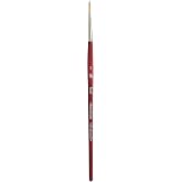 Princeton Velvetouch, Series 3950, Paint Brush for Acrylic, Oil and Watercolor, Round, 2