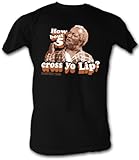 Sanford & Son T-shirt Redd Foxx How Bout 5 Cross Your Lip Black Tee
