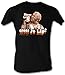 Sanford & Son T-shirt Redd Foxx How Bout 5 Cross Your Lip Black Tee