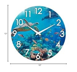 Indoor Outdoor Clock Waterproof - Nautical Coastal