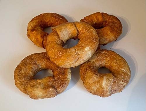 Collagen Natural Dog Treats - 3.5'' Beef Donuts (Pack of 5), 5 Count (Pack of 1)