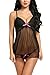 Avidlove Sexy Lingerie for Women Lace Babydoll Chemise Set