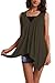 TBONTB Womens Plus Size Drape Lightweight Sleeveless Open Front Cardigan Vest