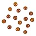 Artisan Supply Amber Glass Gems 1 Lbs. — Fills 1 1/4 Cups Vol. —Non-Toxic Lead Free Vase Filler, Table Scatter, Aquarium Fillers — Beautiful, Smooth, Fun, Vibrant Colors Crafted in The USA