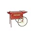 Paragon - Manufactured Fun Large Popcorn Cart for 12 and 16-Ounce Poppers (Red), (3090010)