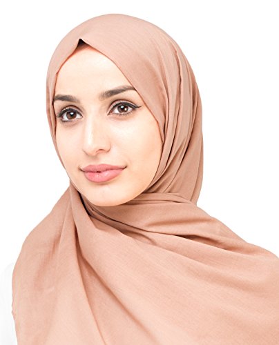 Inessence new cork orange cotton voile scarf ladies wra…