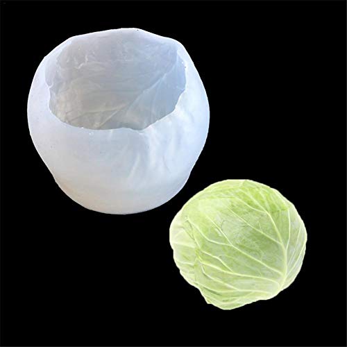 Bulary 3D Simulation Cabbage Mousse Cake Silicone Mold Reusable Environmentally Friendly - Thumbnail 4