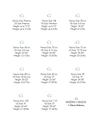 Moon and Back by Hanna Andersson Camisola de algodón orgánico para niñas, paquete de 4