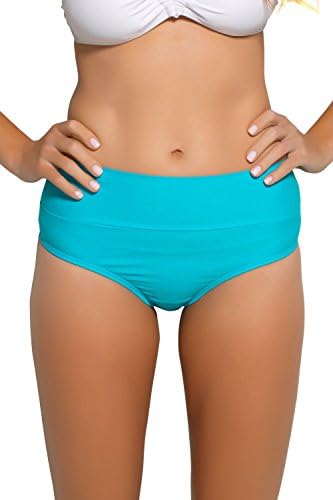 HAPARI Turquoise Tummy Tuk Swim Bottom - L