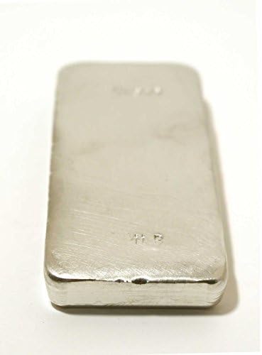 MungoLux Pure tin ingot 99,5 | 1 lb | brushed surface | for casting and collecting lead-free