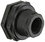 Banjo TF100 Polypropylene Bulkhead Tank Fitting, 1" NPT Female