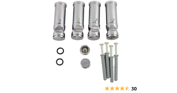 facula Kit Soporte toallero Cromado : Amazon.es: Hogar y cocina