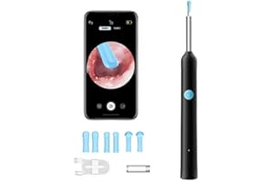 Ear Cleaner with Camera, Smart Visual Otoscope Ear Cleaner with Camera Endoscope, Ears Wax Remover Otoscope, Earpick Recharge