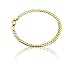 10k Fine gold Curb Cuban Chain Bracelet and Anklet, 0.16 Inch (4mm)