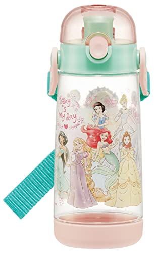 スケーター (skater) 水筒 480ml ディズニー プリンセス 23 ワンプッシュ プラスチック製 子供用 女の子 PDDR5