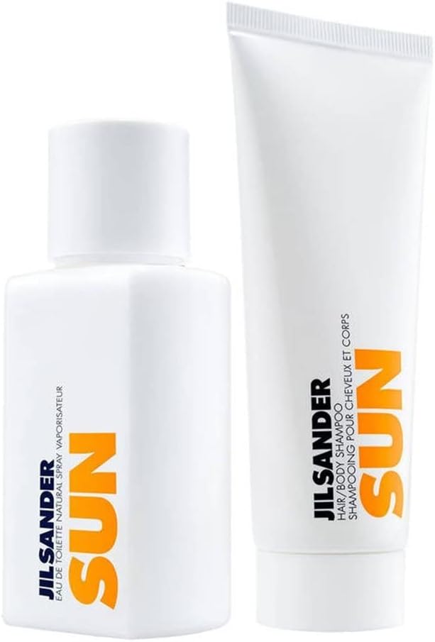 Jil Sander Sun Set Eau de Toilette Spray 75ml Gift Set with Shower Gel 75ml