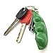 WFFO Slow Rising Squishy Toy, Squeeze Bean Stress Relief Fidget Bean Squishies Toys Keychain Improve Focus Toy (Green)