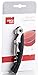 Vacu Vin Double-Hinged Corkscrew – Waiter’s Corkscrew with Foil Cutter & Bottle Opener – Durable Stainless Steel Wine Opener – Two-Step Leverage for Easy Cork Removal – Compact & Travel-Friendly