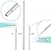 Eco-Pals | Straws Reusable Stainless Steel with Soft Silicone Mouthpiece | Reusable Straw | Dishwasher Safe | +1 Straw Cleaning Brush (Sea Foam)