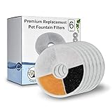 YOUTHINK Filters Compatible with Catit Fountain Catit Senses Water Fountain and Catit Stainless Fountain, 6 Packs Flower Fountain Filters