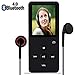MP3 Player with Bluetooth,8GB Bluetooth MP3 Music Player with FM Radio/Speaker,Lossless Sound,Support Shuffle,Voice Recorder,Video,Photo,EBook,Pedometer for Running Walking