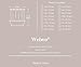Welwo Stall Shower Curtain or Liner 36 x 72 Inch Waterproof Fabric with 12 Hooks