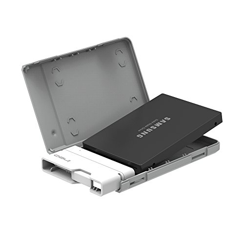 ineo USB 3.0 Tool-free External Hard Drive Enclosure for 2.5 inch 9.5mm & 7mm SATA HDD SSD with UASP Supported and Screwless [T2578] - Thumbnail 4