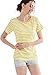 CAKYE Nursing Shirt Maternity Nursing Top Tank for Breastfeeding (Large, Yellow)