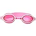 Swim Goggles for Kids Anti-Fog PC Clear Lens with S,M,L Nose Bridge and Nose Clips,Earplugs - Swimming Pool Accessory for Girls,Boys,Children,Juniors and Teens from 3 to 12 Years (Pink)