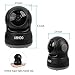 Wireless Security Camera, Mini IP Camera Home Wifi Wireless Security Surveillance Camera with Motion Detection/Email Alert Baby Monitor, Nanny Cam(white) (632kc)