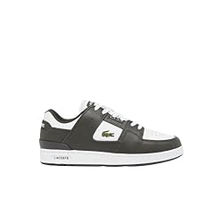 Lacoste Mens Court Cage Sneaker, DK GRN/WHT, 7.5