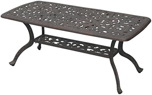 Darlee A/DL80-B Series 80 Coffee Table, 21" x 42" Rectangular