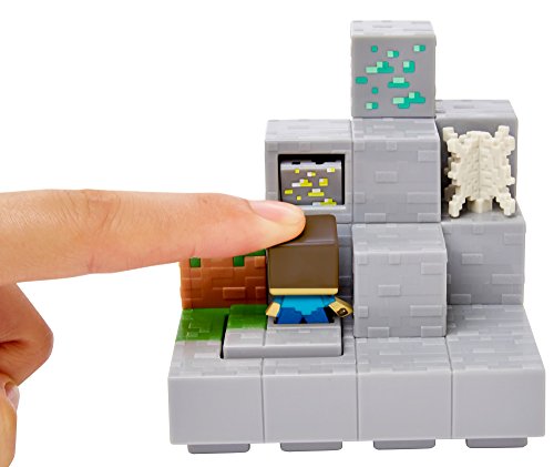 Minecraft Mini Figure Mining Mountain Environment Set
