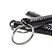 Spring Coil Keychain Key Cellphone Snap Hook Cord Retractable Key Ring with Metal Lobster Clasp Pack of 20
