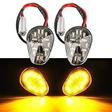 2 PCS Amber LED Turn Signal Indicator Light Lamp