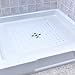 SlipX Solutions Deluxe Square Shower Mat - White