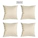 laime Throw Pillow Covers 18x18 inch Set of 4 Pillow Cases Natural Pattern Decorative Pillowcases Home Car Decorative Under The Tree