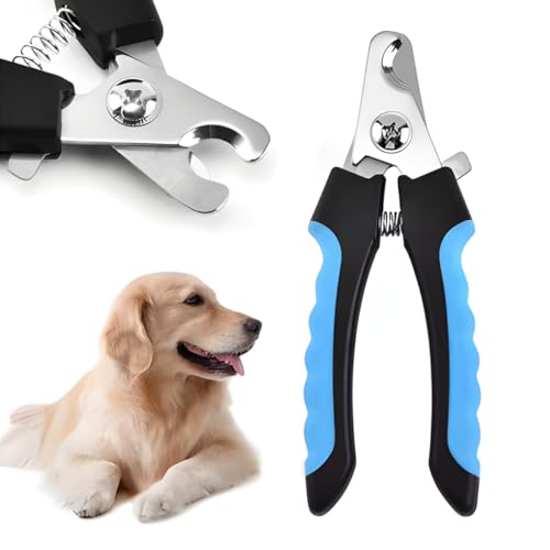 Cortador de Unhas Premium para Pets Cachorro Gato com Lixa Kit 2 Peças em Aço Inoxidável Alicate de Higiene Ferramenta de Cuidados Porte Pequeno Médio Grande