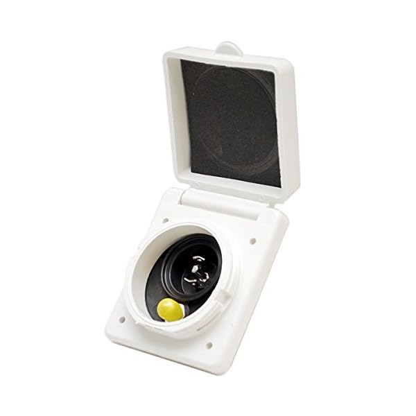 Marinco-PH6574TV-Marine-Standard-Poly-Finish-Phone-and-Cable-TV-Inlet Marinco-PH6574TV-Marine-Standard-Poly-Finish-Phone-and-Cable-TV-Inlet