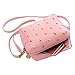 Gillberry Women girl Bag, Women Cute Messenger Bags Rivet Shoulder Bag Crossbody (Pink)