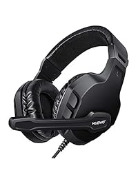 Modohe NUBWO - Auriculares de diadema para Xbox One PS4 Controller, Skype PC, estéreo, con micrófono, ordenador, Xbox One S, Playstation 4, Xbox 1 x Juegos