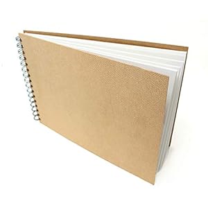 Artway-Enviro-Spiral-Bound-A4-Sketch-book-Landscape-70-Sides-35-Leaves-of-100-Recycled-170gsm-Cartridge-Paper-Hardback-Sketch-Pad-White Artway Enviro Spiral Bound Sketchbook - 70 Sides (35 Leaves) of 100% Recycled 170gsm Cartridge Paper,White, A4 Landscape