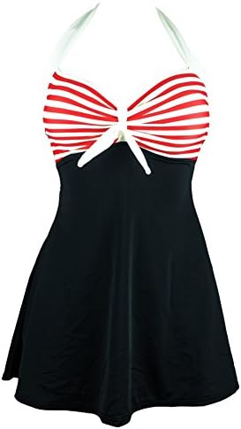 Quicksilk Denoise NY Women's One Piece Plus Size Swimdress Cover up Swimsuit Tankini