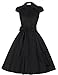 GRACE KARIN® Women's Cap Sleeve Swing Party Dresses Vintage Style