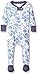 Burt's Bees Baby Baby Boys Sleeper Pajamas, Zip-Front Non-Slip Footie PJs, Organic Cotton