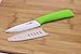 Home Kitch 4 inch Utility Ceramic Knife Set For Fruits And Vegetables. Fruit Vegetable Peeler With Paring Knife (Green)