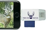 Trail Cam Tracker SD Card Reader for iPhone & Android - Best & Fastest Game Camera Viewer - Deer Hunting Smartphone Memory Card Player - Free Case- Hunt Big Bucks (iPhone (All-in-one Version))