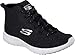 Skechers Women's Burst Positive Image High Top,Black,US 9 M