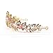 Zapire Rhinestone Women Bridal Tiaras Wedding Crowns with Earrings Princess Headbands for Girl Hair Accessories